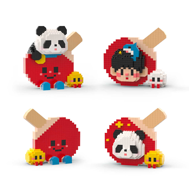 Table Tennis From - Lindo Panda Champion raqueta de tenis