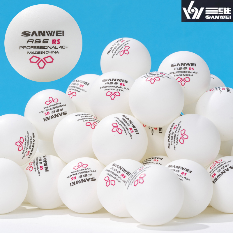 Table Tennis How To Play - SANWEI RS40 + pelotas de tenis