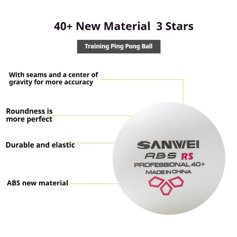 SANWEI RS40 + pelotas de tenis - Table Tennis How To Play reseña y precio