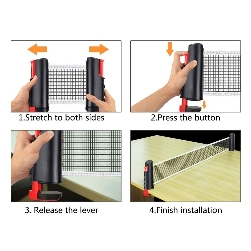 Red de tenis de mesa, estante  - Table Tennis How To Play reseña y precio