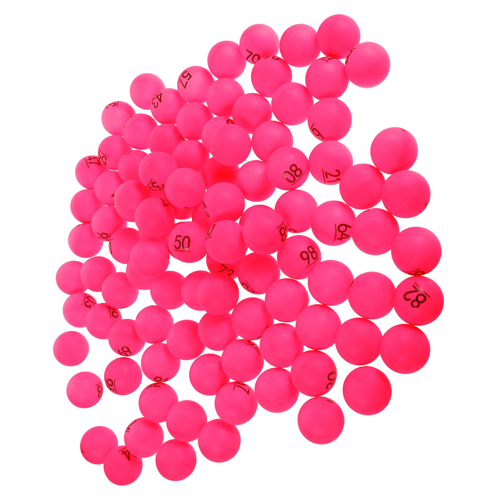 100 Piezas de Bolas de Bingo N - Table Tennis Drawing reseña y precio