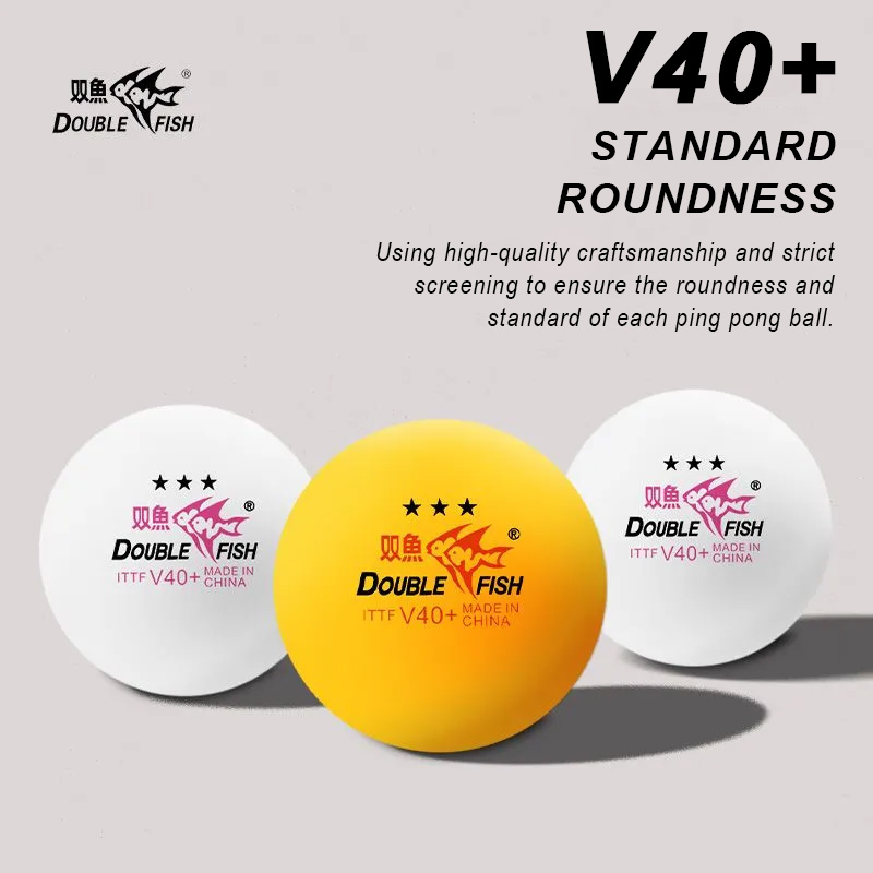 DOUBLE FISH 3 Star V40+ 30/50/ - Table Tennis How To Play reseña y precio