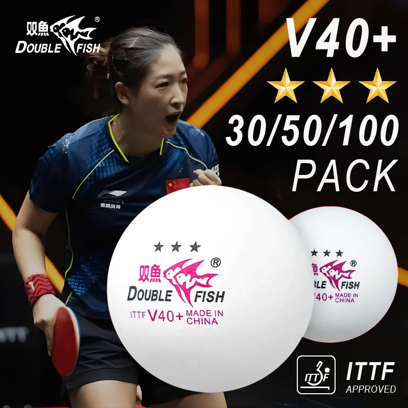 DOUBLE FISH 3 Star V40+ 30/50/ - Table Tennis How To Play reseña y precio