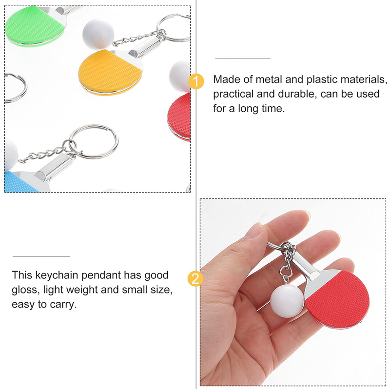 30 Uds Mini llavero de raqueta - Table Tennis From reseña y precio
