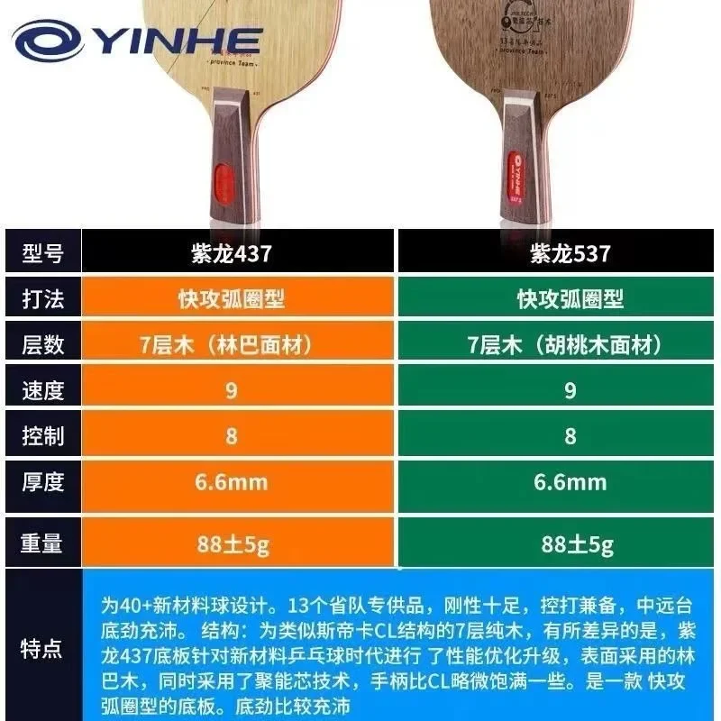 Raqueta de tenis de mesa YINHE - Table Tennis Yasaka reseña y precio